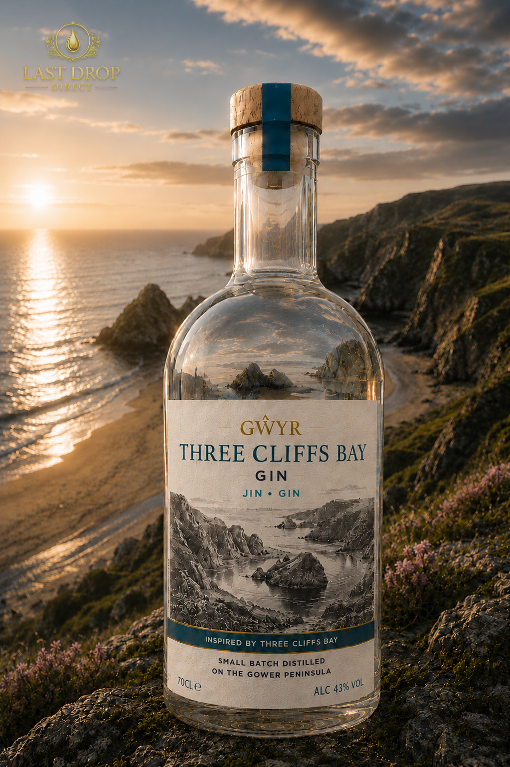 GŴYR Three Cliffs Bay Gin