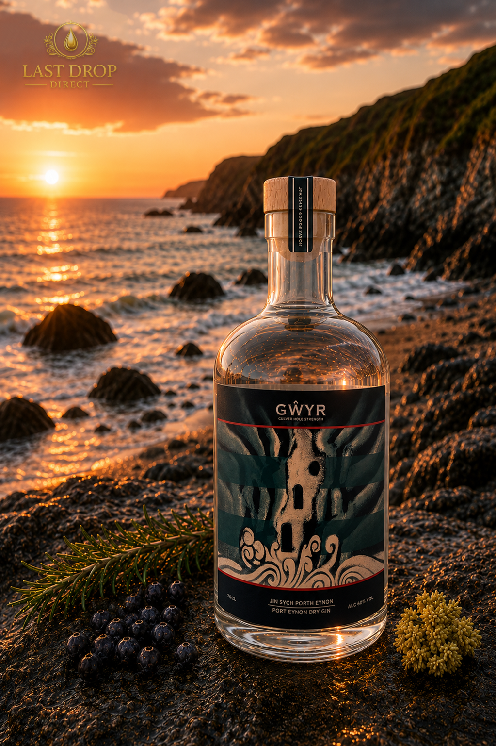 Gwyr Gin Port Eynon Dry Gin