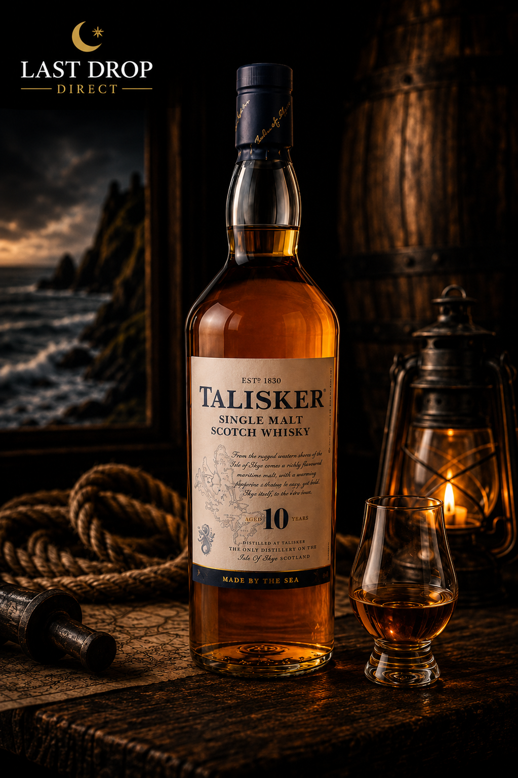 Talisker 10 Year Old Single Malt Scotch Whisky