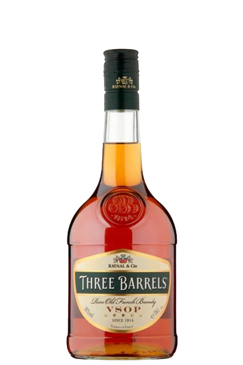 Three Barrels Rare Old French Brandy VSOP, 70cl