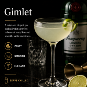 Gimlet cocktail